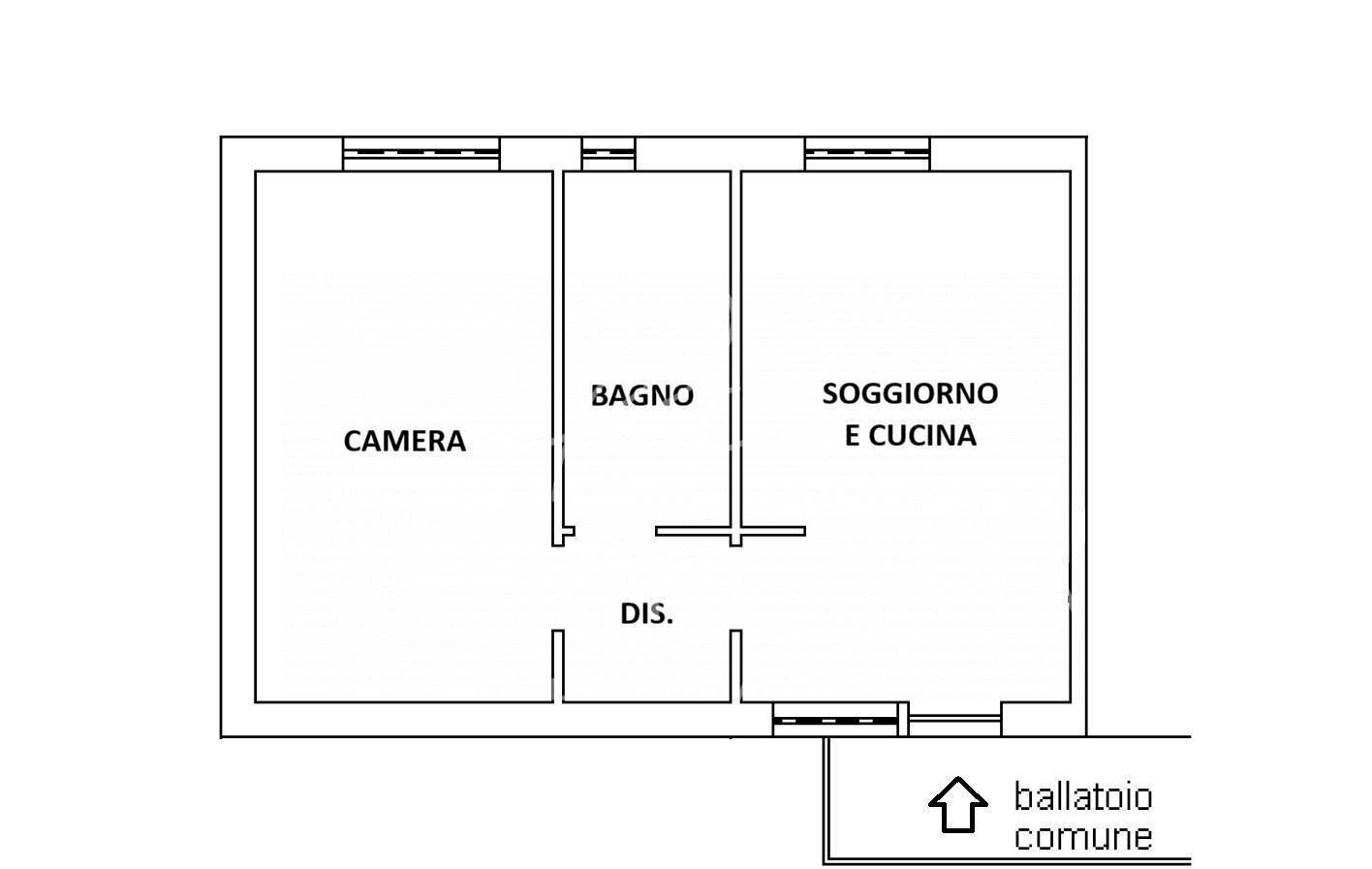 Foto 23 - Two-room apartment Via San Paolo della Croce
 
12, Liscate - floor plans 1