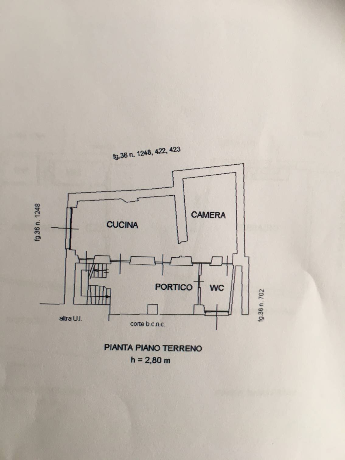 Two-room apartment Strambino - floor plans 1