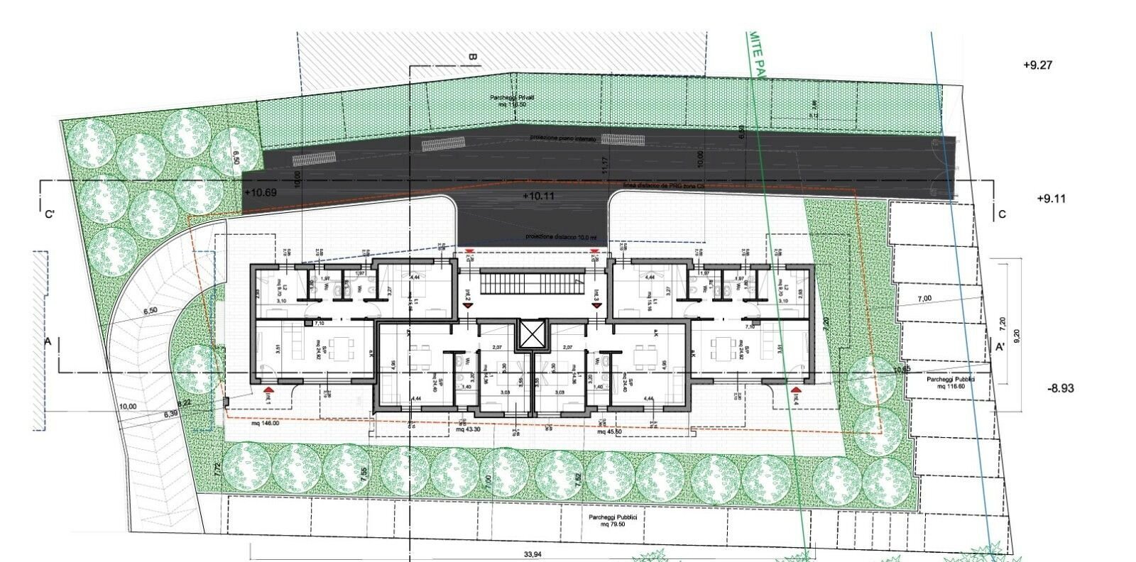 Appartamento via Cicerone, Santa Marinella - planimetria 1