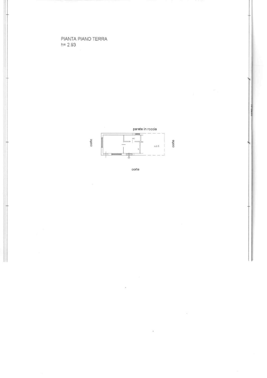 Attività Commerciale via Aldo Moro, 1, Furore - planimetria 1