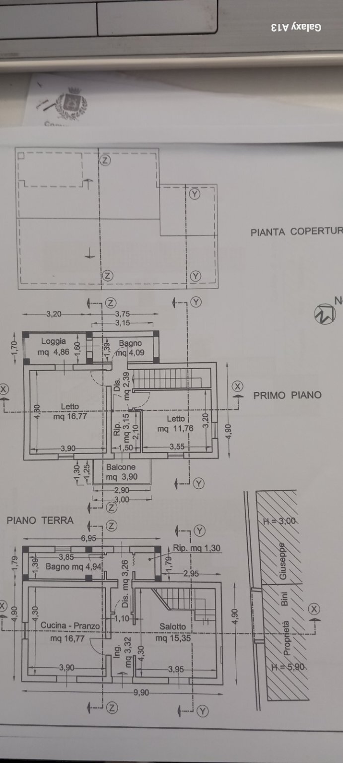 Villa Roncitelli, AN, Senigallia - planimetria 1