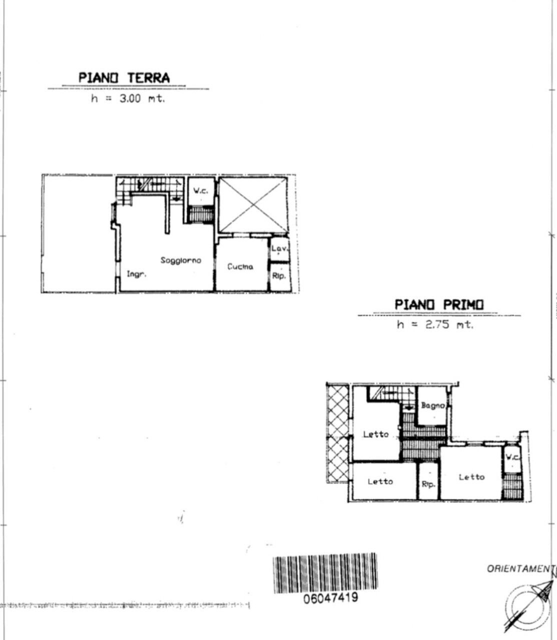 Terraced Villa via Mario di Lecce, Lecce - floor plans 1