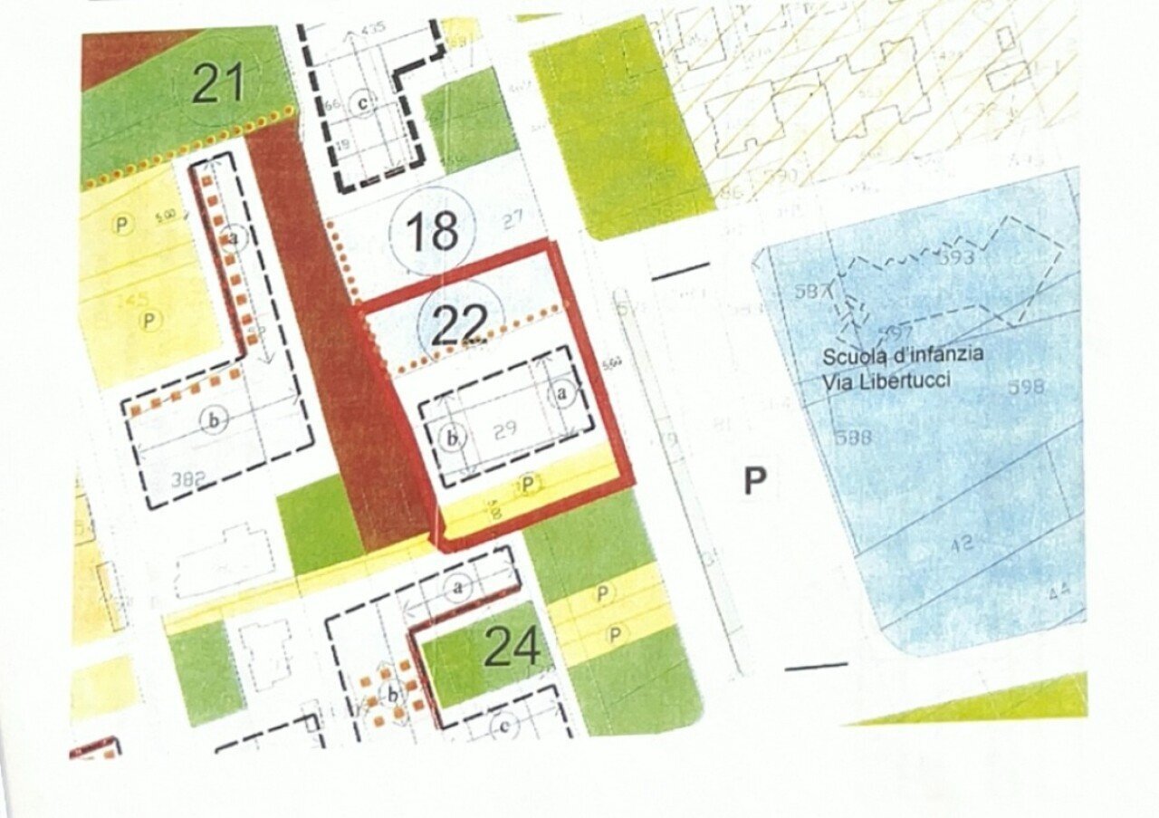 Building land via Guerrino Libertucci, Tivoli - floor plans 1