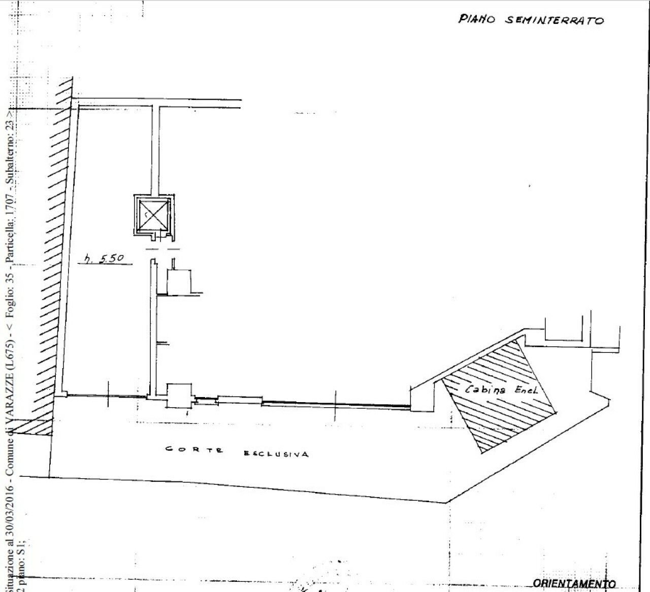 Capannone via Emilio Vecchia 102, Varazze - planimetria 1