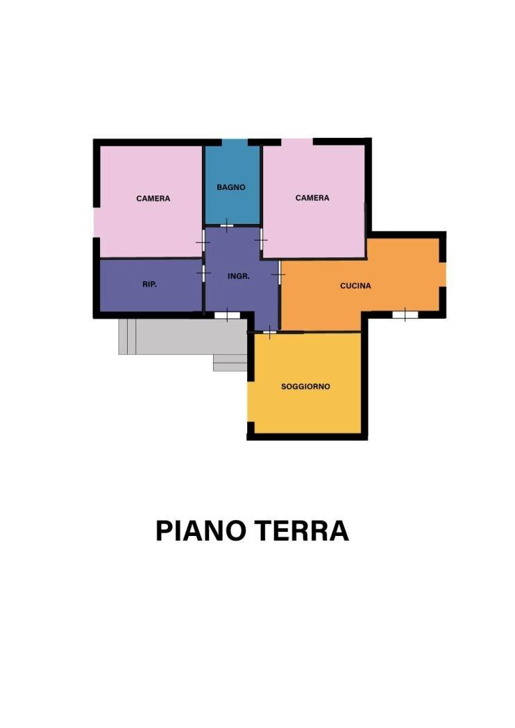 Villa via Lidice, Nonantola - floor plans 1