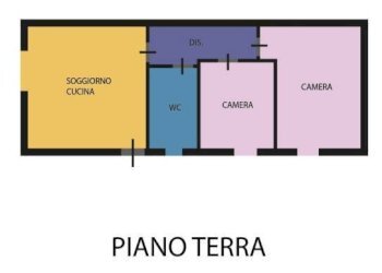 Planimetria - Trilocale via Bassa, 22, Ravenna - foto 1