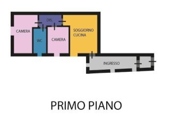 Planimetria - Trilocale via Bassa, 22, Ravenna - foto 1