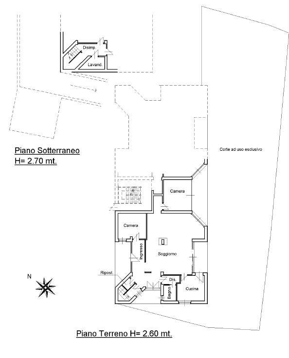 Four-room apartment Via Circonvallazione 32, Verrès - floor plans 1