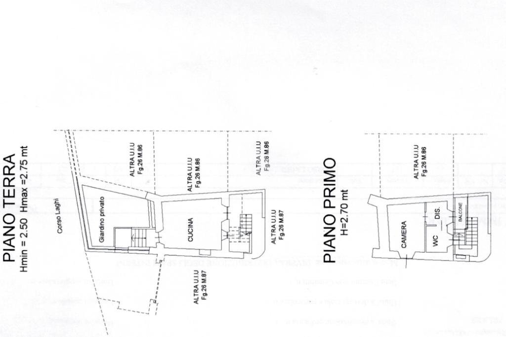 Semi-detached house Corso Laghi, Avigliana - floor plans 1