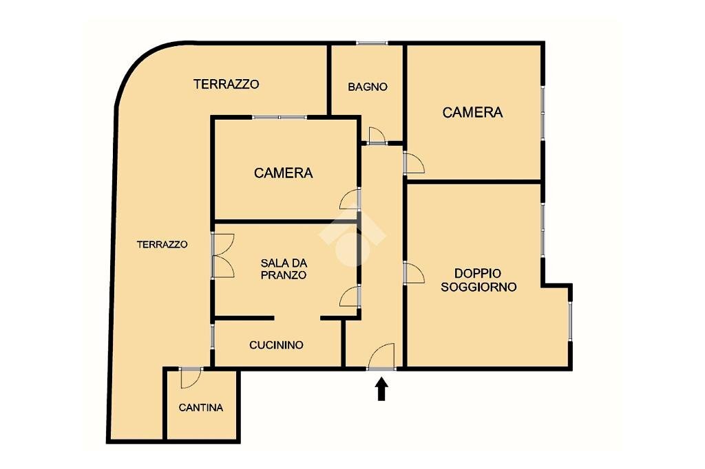 Quadrilocale Via Bruciati, Albissola Marina - planimetria 1
