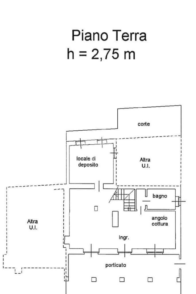 Casa semi indipendente Via Pobbia, Azeglio - planimetria 1