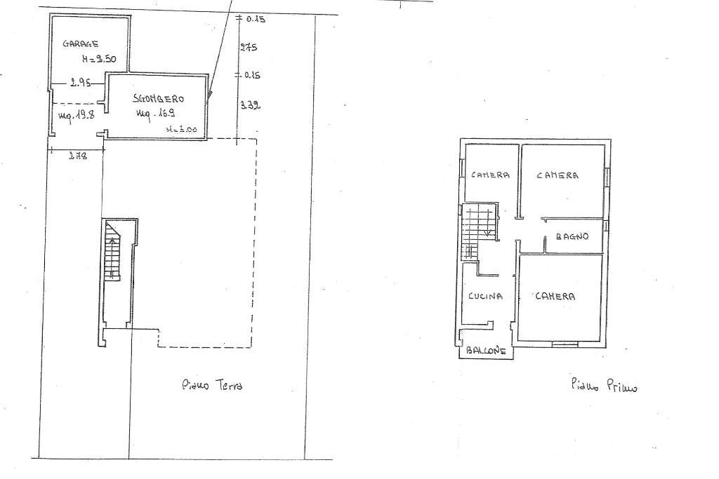 Three-room apartment Via scarlatti, Lugo - floor plans 1