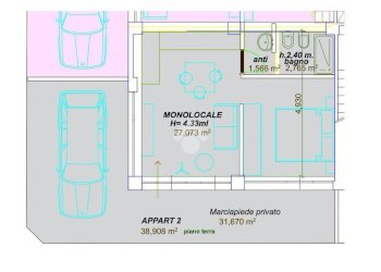 One-room apartment Via lagomaggio, Rimini - photo 18