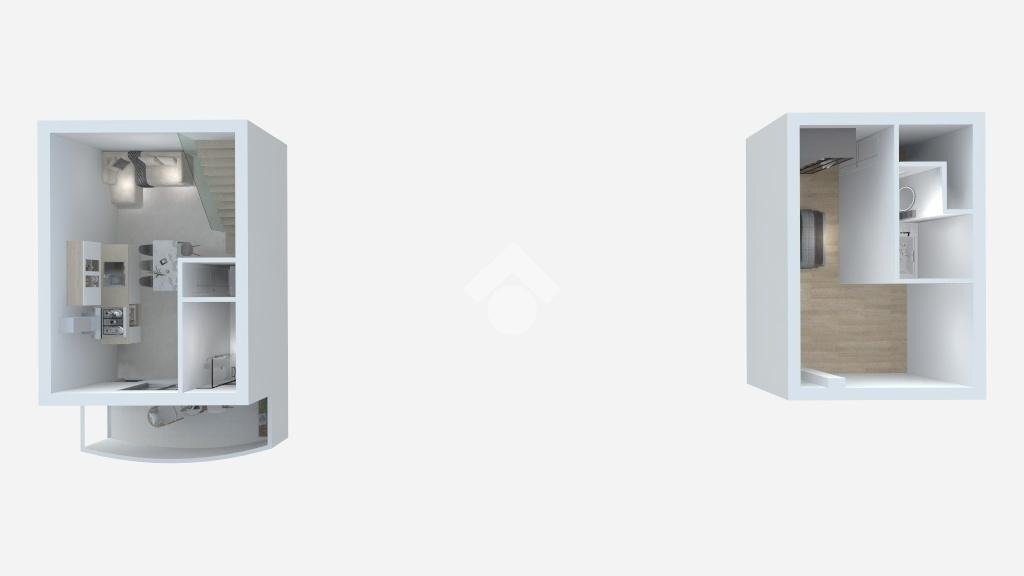 Bilocale Via prov. le Uso, Borghi - planimetria 1