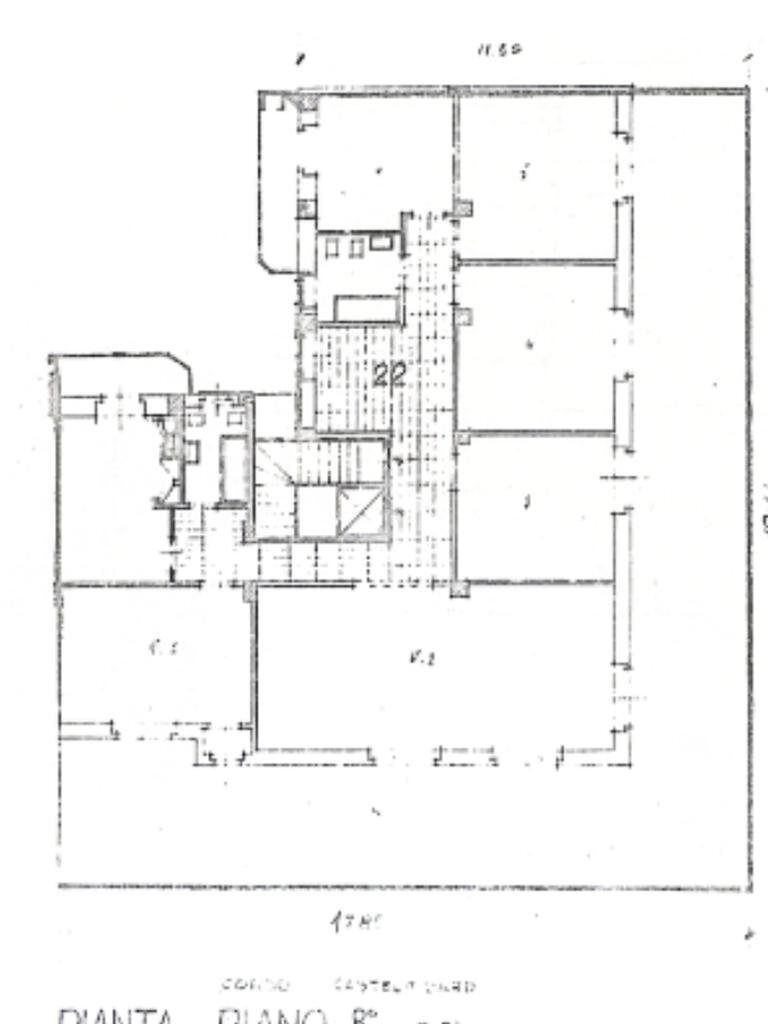 Appartamento Corso Montevecchio, Torino (zona Crocetta) - planimetria 1