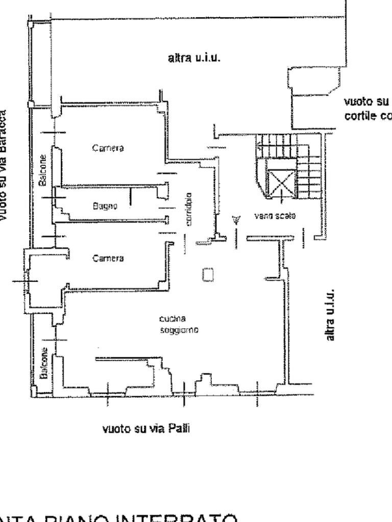 Quadrilocale Via palli, Torino (zona Borgo Vittoria) - planimetria 1