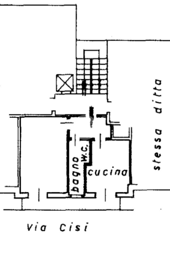 Two-room apartment Via Andrea Cisi, Torino (neighborhood Lucento) - floor plans 1