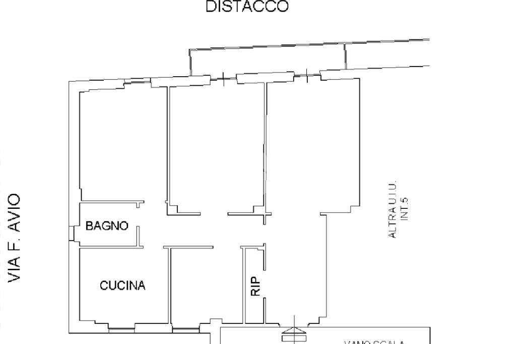 Appartamento Via Avio Federico, Genova (zona Sampierdarena) - planimetria 1