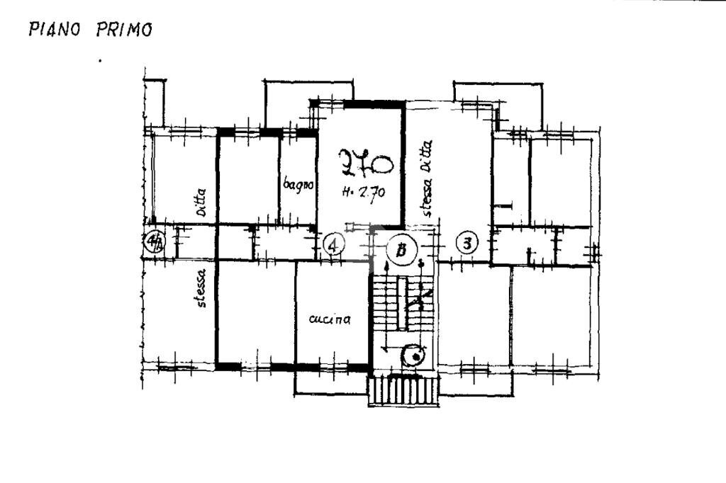 Quadrilocale Via Prospero Gozzo, Alessandria - planimetria 1