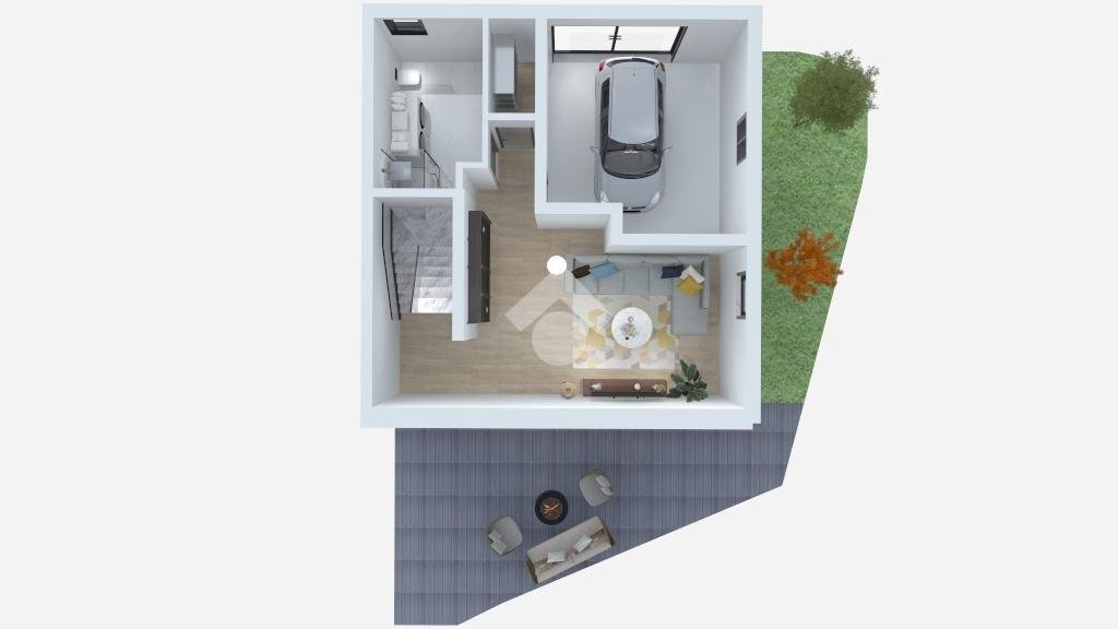 Casa semi indipendente Via Cavour, Santena - planimetria 1