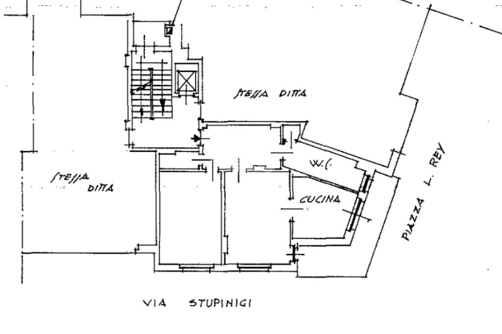Three-room apartment Via stupinigi, Vinovo - floor plans 1