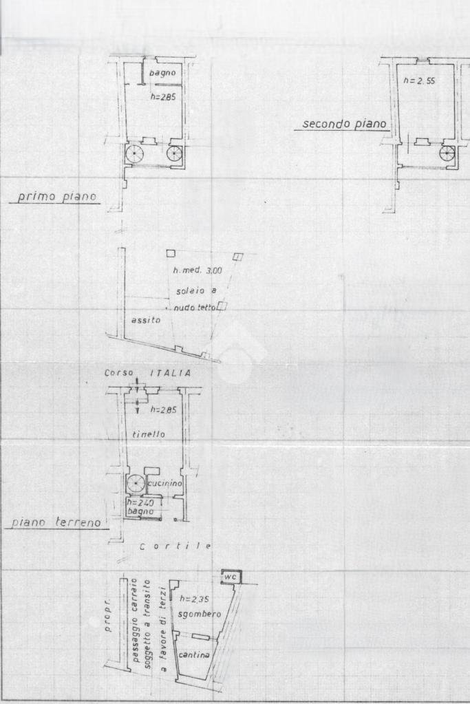 Casa semi indipendente Corso Italia, Strambino - planimetria 1