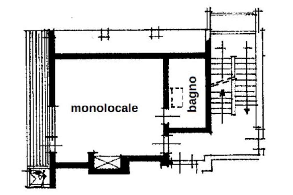 Monolocale Via Circonvallazione, Rossana - planimetria 1