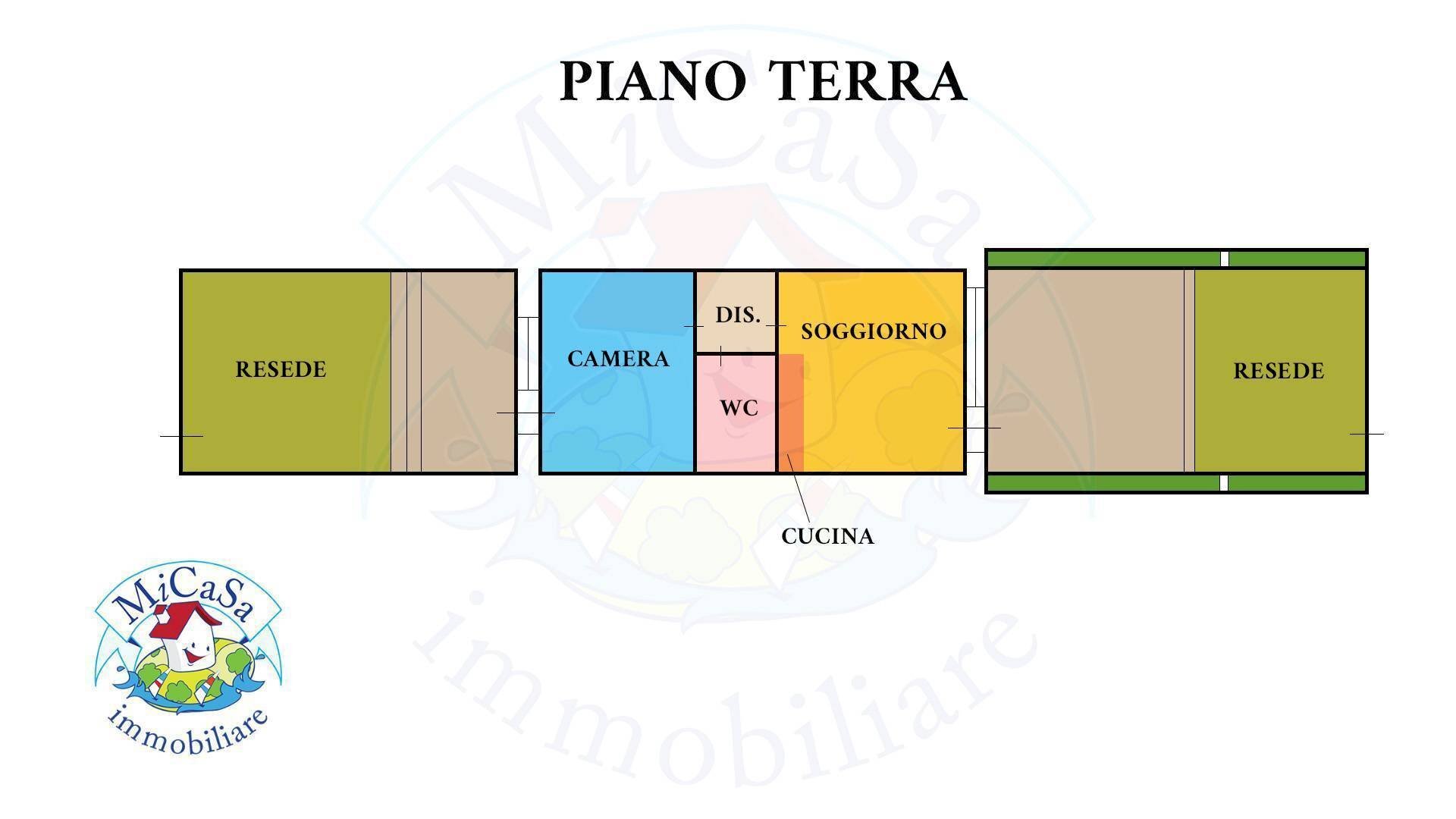 Foto 29 - Villa a Schiera Viale Del Tirreno
 
82, Pisa - planimetria 1