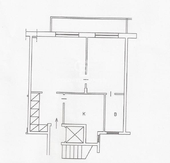 Foto 16 - Bilocale Via Bevagna, Roma - planimetria 1