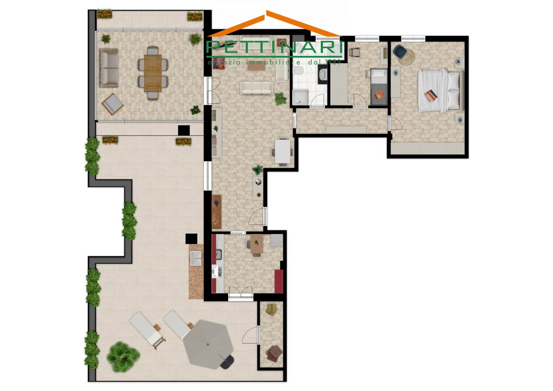 Foto 3 - Attic viale 1 maggio, Porto Recanati - floor plans 1