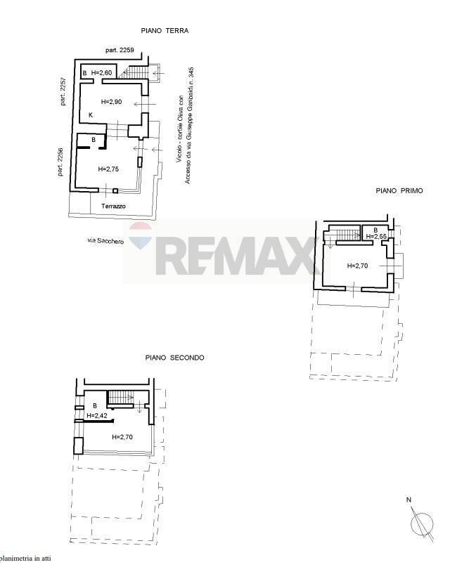 Pianta 2D - Casa indipendente Via Giuseppe Garibaldi
 
345, Catania - planimetria 1