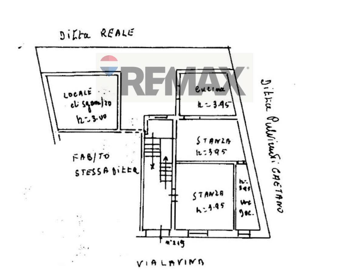 Pianta 2D - Casa semi indipendente Via Lavina
 
219, Aci Sant'Antonio - planimetria 1