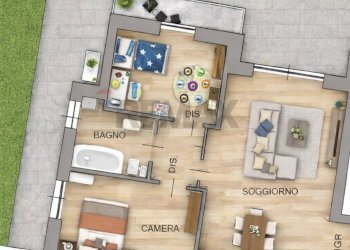 Pianta 3D - Trilocale Via Maddalena Casulana
 
12, Bergamo - foto 26