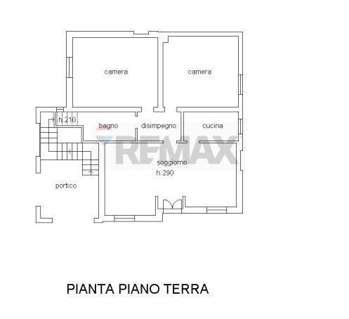 Pianta 2D - Independent house Frazione Frescarolo
 
76, Busseto - floor plans 1