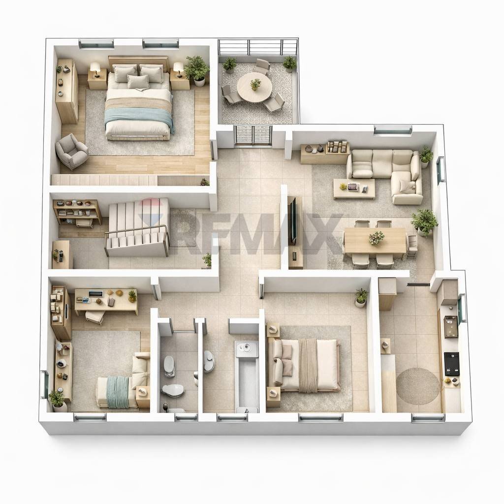 Pianta 3D - Casa indipendente Via Ugo Bassi
 
24, Venezia - planimetria 1