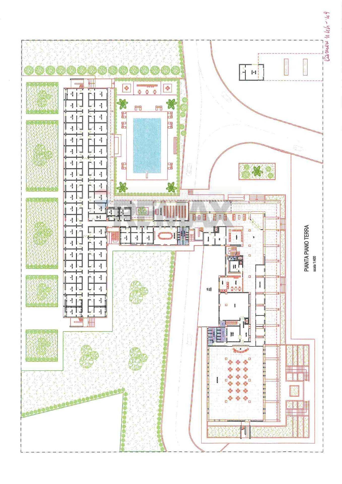 Pianta 2D - Hotel C.da Monachella, Ragusa - planimetria 1