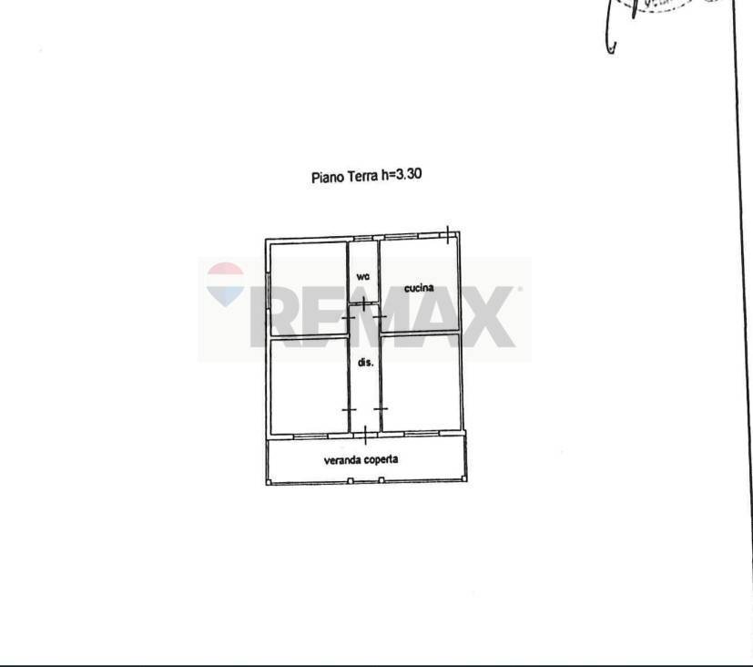 Pianta 2D - Villa C/da Piraino, Chiaramonte Gulfi - planimetria 1