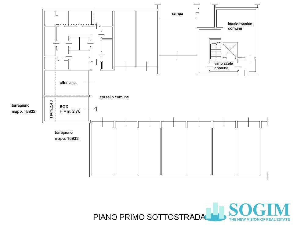 PLANIMETRIA - Box via trento
 
2, Mariano Comense - planimetria 1