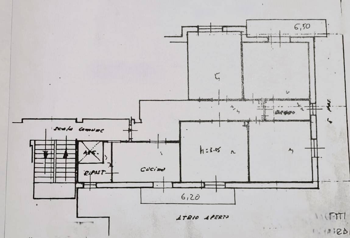 Foto 19 - Appartamento Corso dei Mille
 
157, Martina Franca - planimetria 1