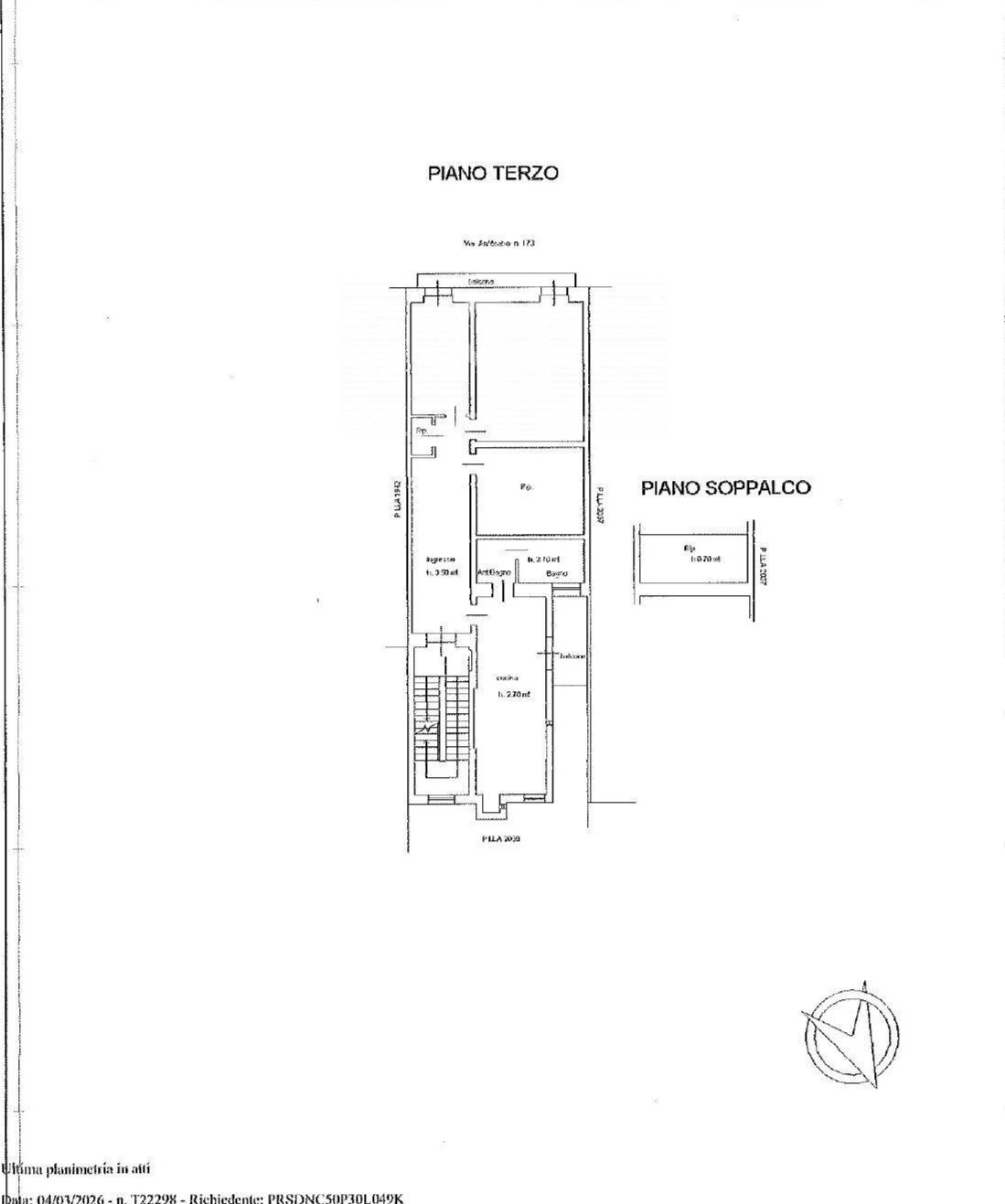 Foto 17 - Appartamento Via Anfiteatro
 
173, Taranto - planimetria 1