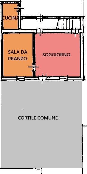 Foto 4 - Casa semi indipendente Via Case Chiesa, Rottofreno - planimetria 1