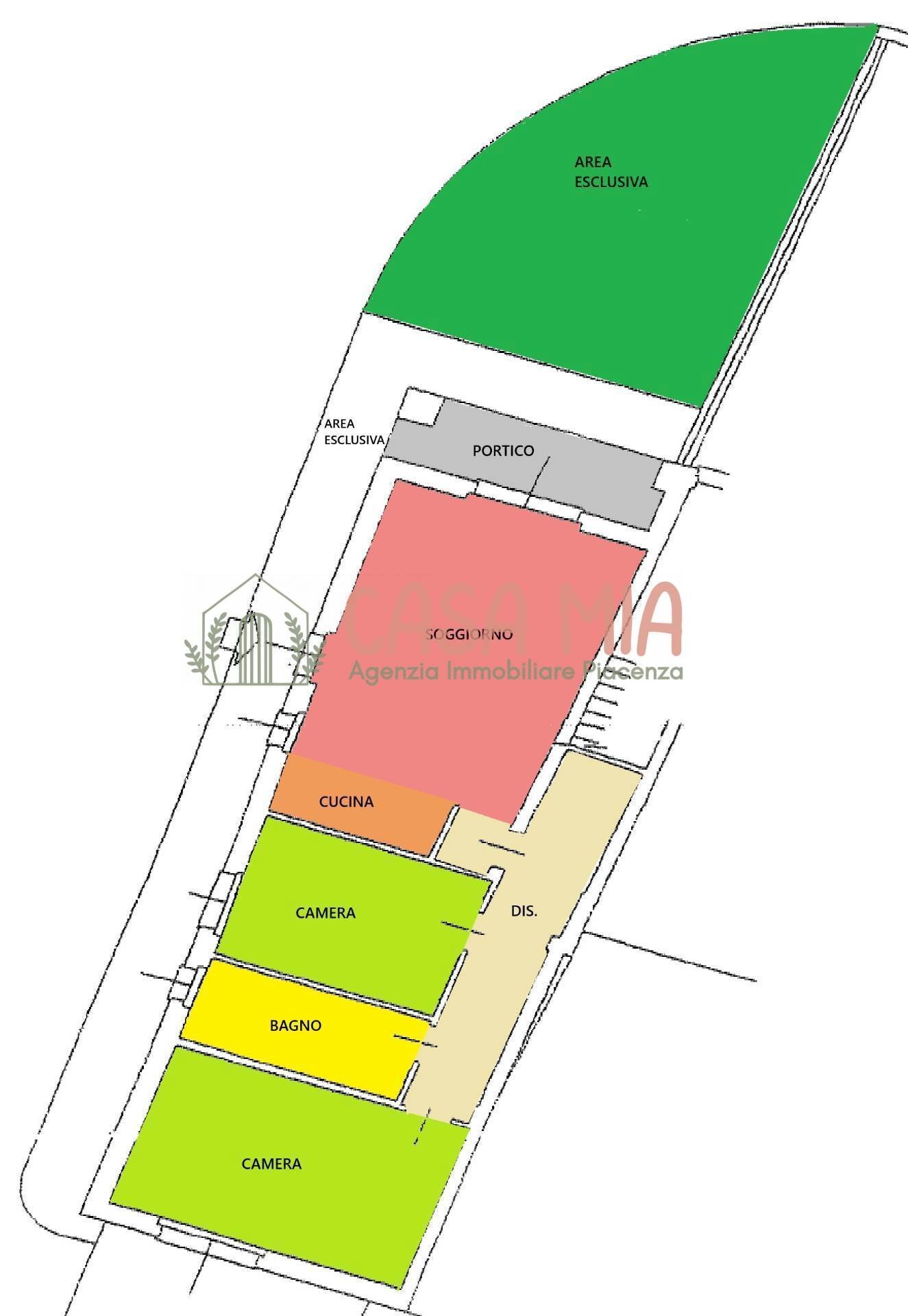 Foto 31 - Three-room apartment VIA MALVICINO, Castel San Giovanni - floor plans 1