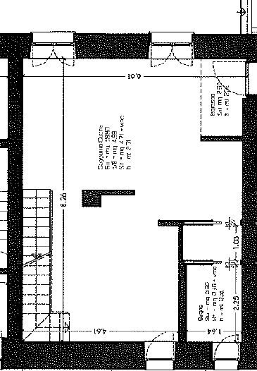 Four-room apartment via Saluzzo, 3, Mondovì - floor plans 1
