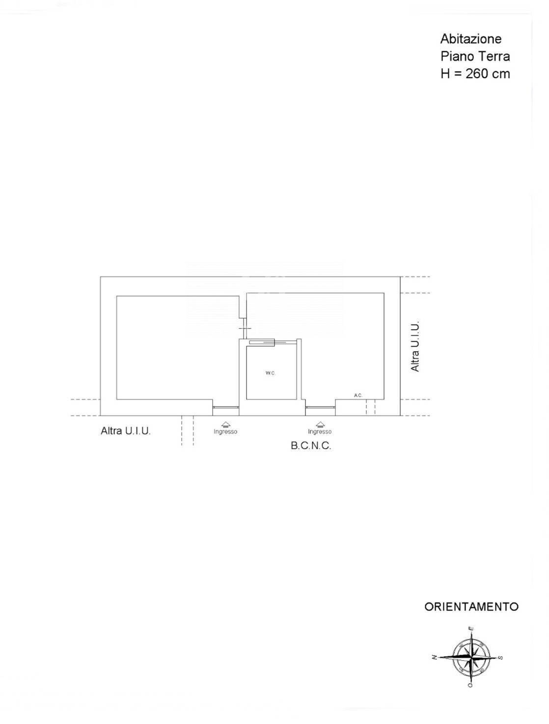 Foto 20 - One-room apartment Via Del Lago Terrione, Roma - floor plans 1