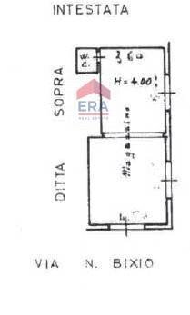 planimetria - Locale Commerciale Via Nino Bixio, Trapani - planimetria 1