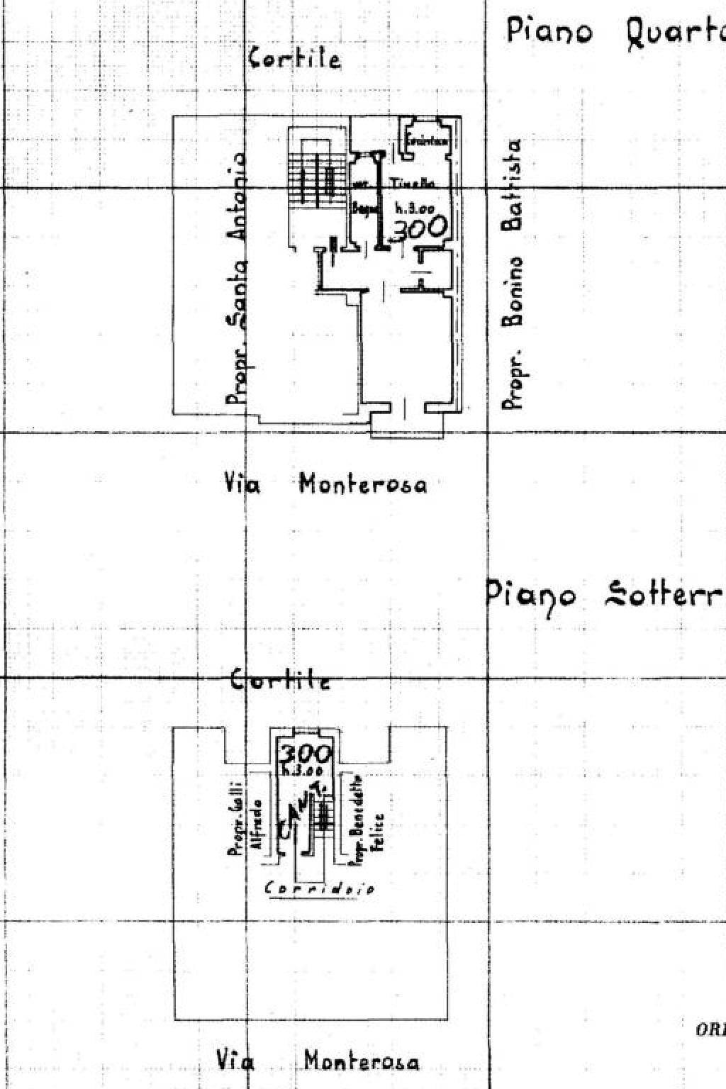 Two-room apartment via Monte Rosa, 117, Torino (neighborhood Barriera Milano) - floor plans 1