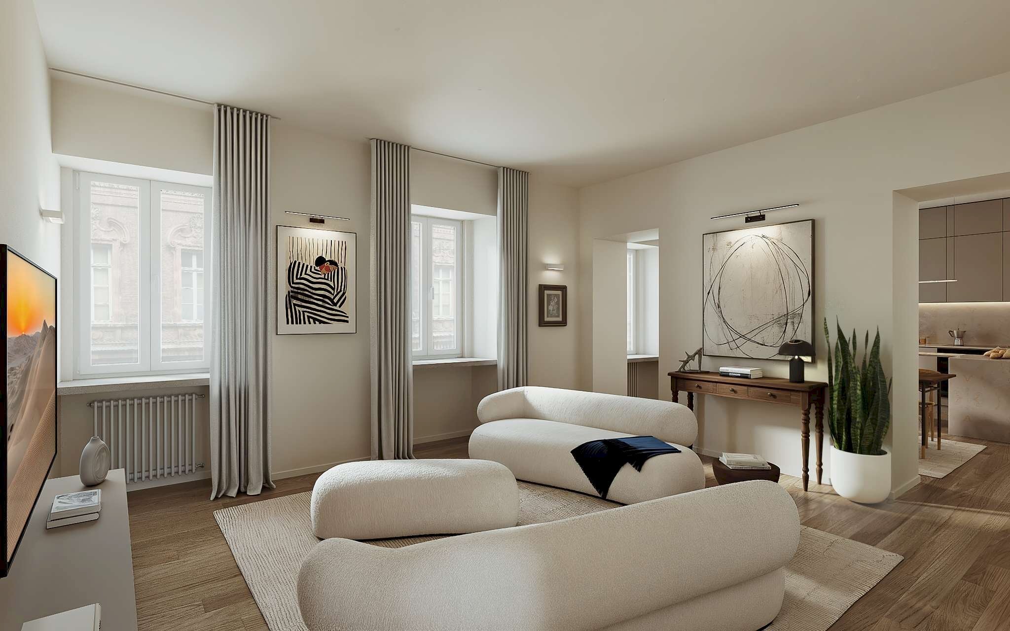 rb4l-03-02 (1) - Four-room apartment via Cesare Battisti, 9, Torino (neighborhood Centro) - photo 1