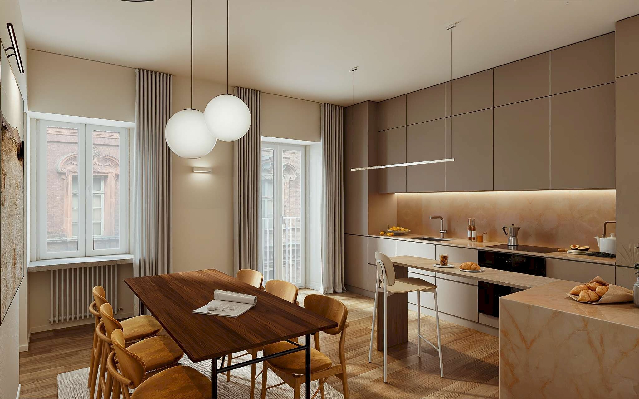 rb4k-02-01 (1) - Four-room apartment via Cesare Battisti, 9, Torino (neighborhood Centro) - photo 3