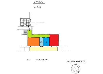 Planimetria - Two-room apartment via Gaetano Donizetti, 81, Catania - photo 1