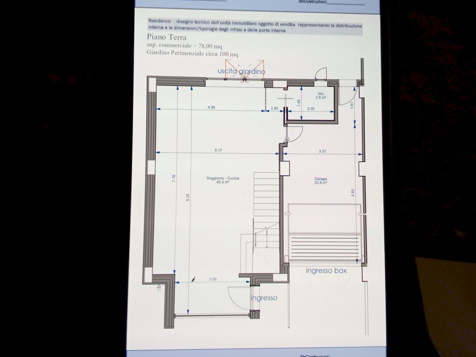 Terraced Villa strada Statale 106 Jonica, Siderno - floor plans 1